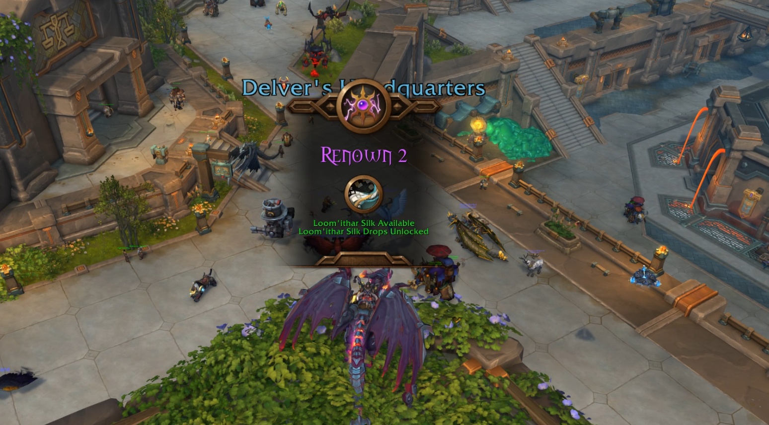 افزایش Renown در Reputation راید Manaforged Vandals به سطح ۲